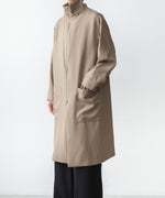 画像をギャラリービューアに読み込む, ato(アトウ)のRECYCLE POLYESTER STAND COLLAR COAT - BEIGEの公式通販サイトsession福岡セレクトショップ
