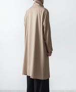 画像をギャラリービューアに読み込む, ato(アトウ)のRECYCLE POLYESTER STAND COLLAR COAT - BEIGEの公式通販サイトsession福岡セレクトショップ
