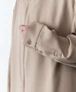 画像をギャラリービューアに読み込む, ato(アトウ)のRECYCLE POLYESTER STAND COLLAR COAT - BEIGEの公式通販サイトsession福岡セレクトショップ
