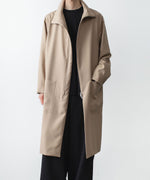 画像をギャラリービューアに読み込む, ato(アトウ)のRECYCLE POLYESTER STAND COLLAR COAT - BEIGEの公式通販サイトsession福岡セレクトショップ
