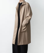 画像をギャラリービューアに読み込む, ato(アトウ)のRECYCLE POLYESTER STAND COLLAR COAT - BEIGEの公式通販サイトsession福岡セレクトショップ
