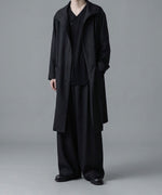 画像をギャラリービューアに読み込む, ato(アトウ)のRECYCLE POLYESTER STAND COLLAR COAT - BLACKの公式通販サイトsession福岡セレクトショップ

