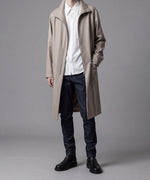 画像をギャラリービューアに読み込む, ato(アトウ)のRECYCLE POLYESTER STAND COLLAR COAT - BEIGEの公式通販サイトsession福岡セレクトショップ
