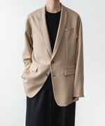 画像をギャラリービューアに読み込む, ato(アトウ)の2 BUTTON NEW RECYCLE POLYESTER JACKET - BEIGEの公式通販サイトsession福岡セレクトショップ
