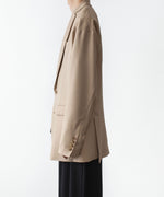 画像をギャラリービューアに読み込む, ato(アトウ)の2 BUTTON NEW RECYCLE POLYESTER JACKET - BEIGEの公式通販サイトsession福岡セレクトショップ
