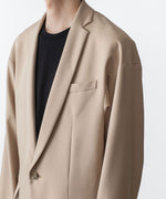 画像をギャラリービューアに読み込む, ato(アトウ)の2 BUTTON NEW RECYCLE POLYESTER JACKET - BEIGEの公式通販サイトsession福岡セレクトショップ

