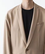 画像をギャラリービューアに読み込む, ato(アトウ)の2 BUTTON NEW RECYCLE POLYESTER JACKET - BEIGEの公式通販サイトsession福岡セレクトショップ
