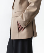 画像をギャラリービューアに読み込む, ato(アトウ)の2 BUTTON NEW RECYCLE POLYESTER JACKET - BEIGEの公式通販サイトsession福岡セレクトショップ
