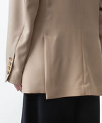 画像をギャラリービューアに読み込む, ato(アトウ)の2 BUTTON NEW RECYCLE POLYESTER JACKET - BEIGEの公式通販サイトsession福岡セレクトショップ
