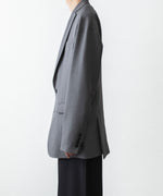 画像をギャラリービューアに読み込む, ato(アトウ)の2 BUTTON NEW RECYCLE POLYESTER JACKET - TOP GREYの公式通販サイトsession福岡セレクトショップ
