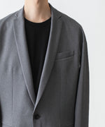 画像をギャラリービューアに読み込む, ato(アトウ)の2 BUTTON NEW RECYCLE POLYESTER JACKET - TOP GREYの公式通販サイトsession福岡セレクトショップ

