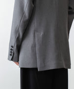 画像をギャラリービューアに読み込む, ato(アトウ)の2 BUTTON NEW RECYCLE POLYESTER JACKET - TOP GREYの公式通販サイトsession福岡セレクトショップ
