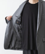 画像をギャラリービューアに読み込む, ato(アトウ)の2 BUTTON NEW RECYCLE POLYESTER JACKET - TOP GREYの公式通販サイトsession福岡セレクトショップ
