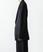 画像をギャラリービューアに読み込む, ato(アトウ)の2 BUTTON NEW RECYCLE POLYESTER JACKET - BLACKの公式通販サイトsession福岡セレクトショップ
