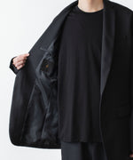 画像をギャラリービューアに読み込む, ato(アトウ)の2 BUTTON NEW RECYCLE POLYESTER JACKET - BLACKの公式通販サイトsession福岡セレクトショップ
