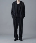 画像をギャラリービューアに読み込む, ato(アトウ)の2 BUTTON NEW RECYCLE POLYESTER JACKET - BLACKの公式通販サイトsession福岡セレクトショップ
