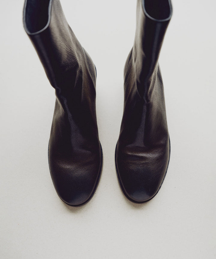 SINE &amp; COSINE -サインコサインのPACO / BOOT CUBAN HEEL LEATHER SOLEのBUFFALO BLACK公式通販サイトsession福岡セレクトショップ