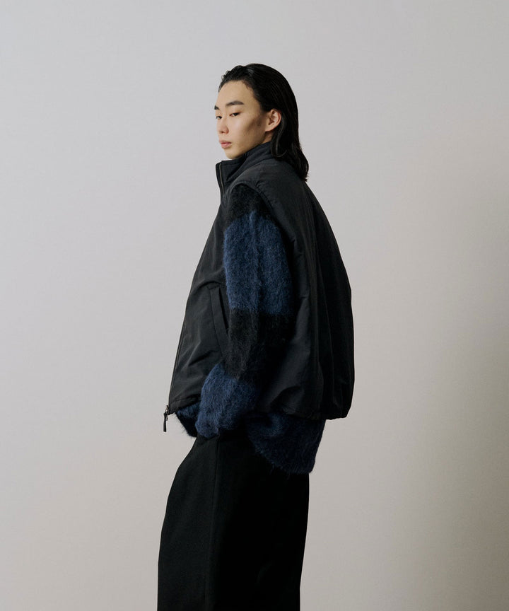 UJOH ウジョーのW ZIP VESTのBLACK 公式通販サイトsession福岡セレクトショップ