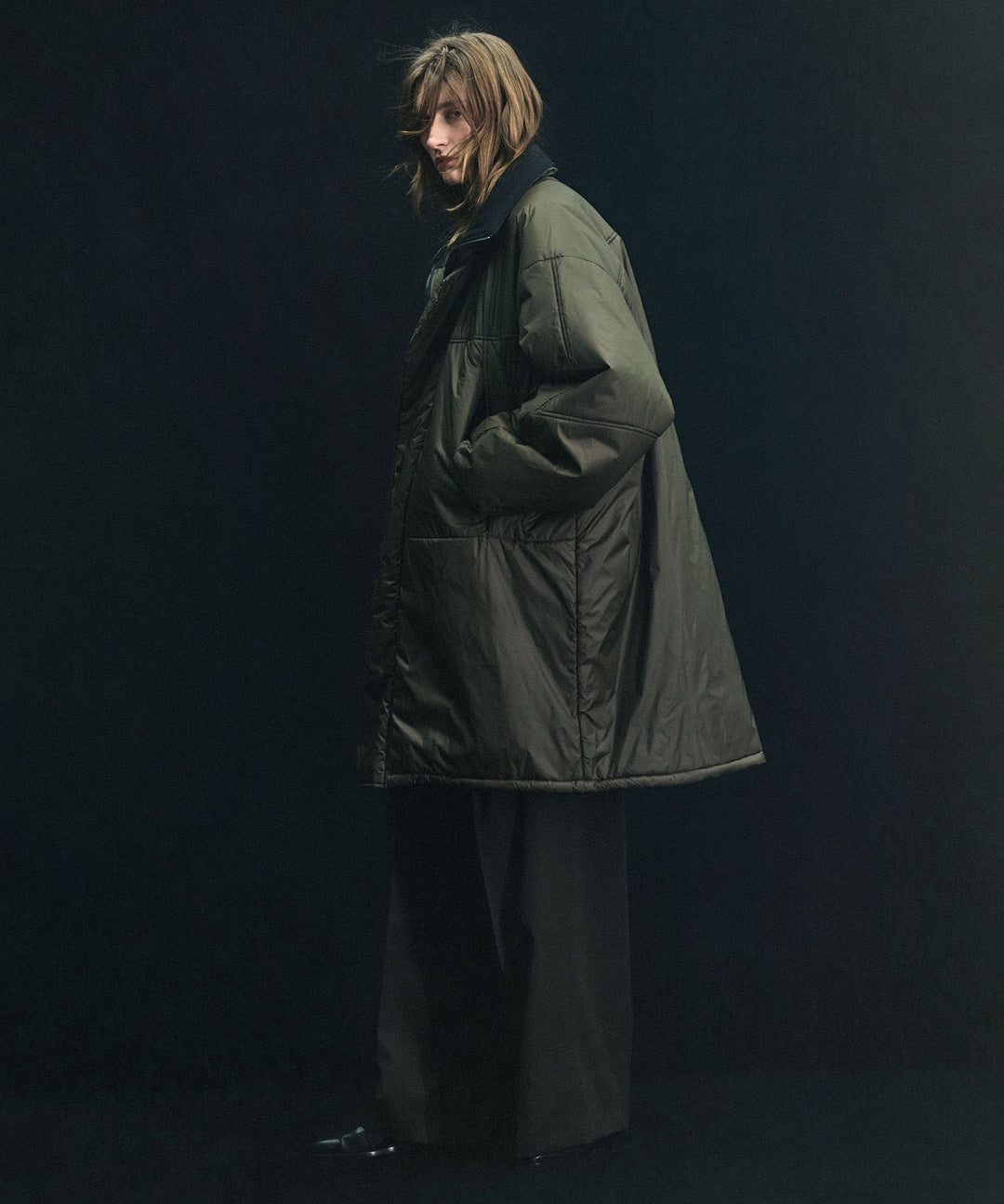 stein(シュタイン)の23AWコレクションPADDED MONSTER JACKETのMILITARY KHAKI