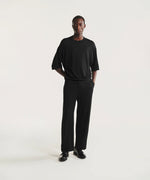 画像をギャラリービューアに読み込む, 【 WWW 】WIDE TAPERED PANTS - BLACK
