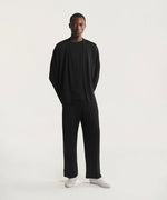画像をギャラリービューアに読み込む, 【 WWW 】WIDE TAPERED PANTS - BLACK
