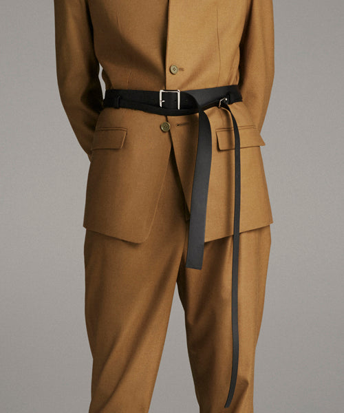 ato アトウのCOWHIDE DOUBLE BELT " WIDE "- BLACKの公式通販サイトsession福岡セレクトショップ