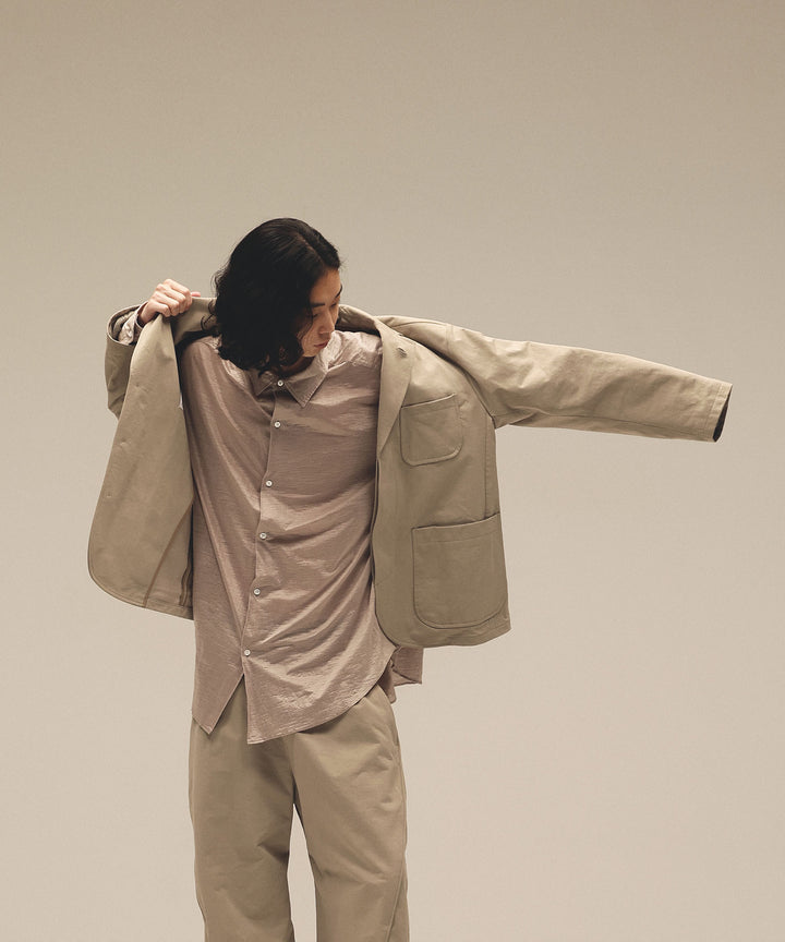 KANEMASA PHIL.-カネマサフィル28G ATMOSPHERE RAMIE L/S SHIRTのKHAKI 公式通販サイトsession福岡セレクトショップ