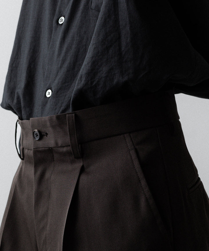 ssstein(シュタイン)のFLARE TROUSERS - GREY KHAKIの公式通販サイトsession福岡セレクトショップ