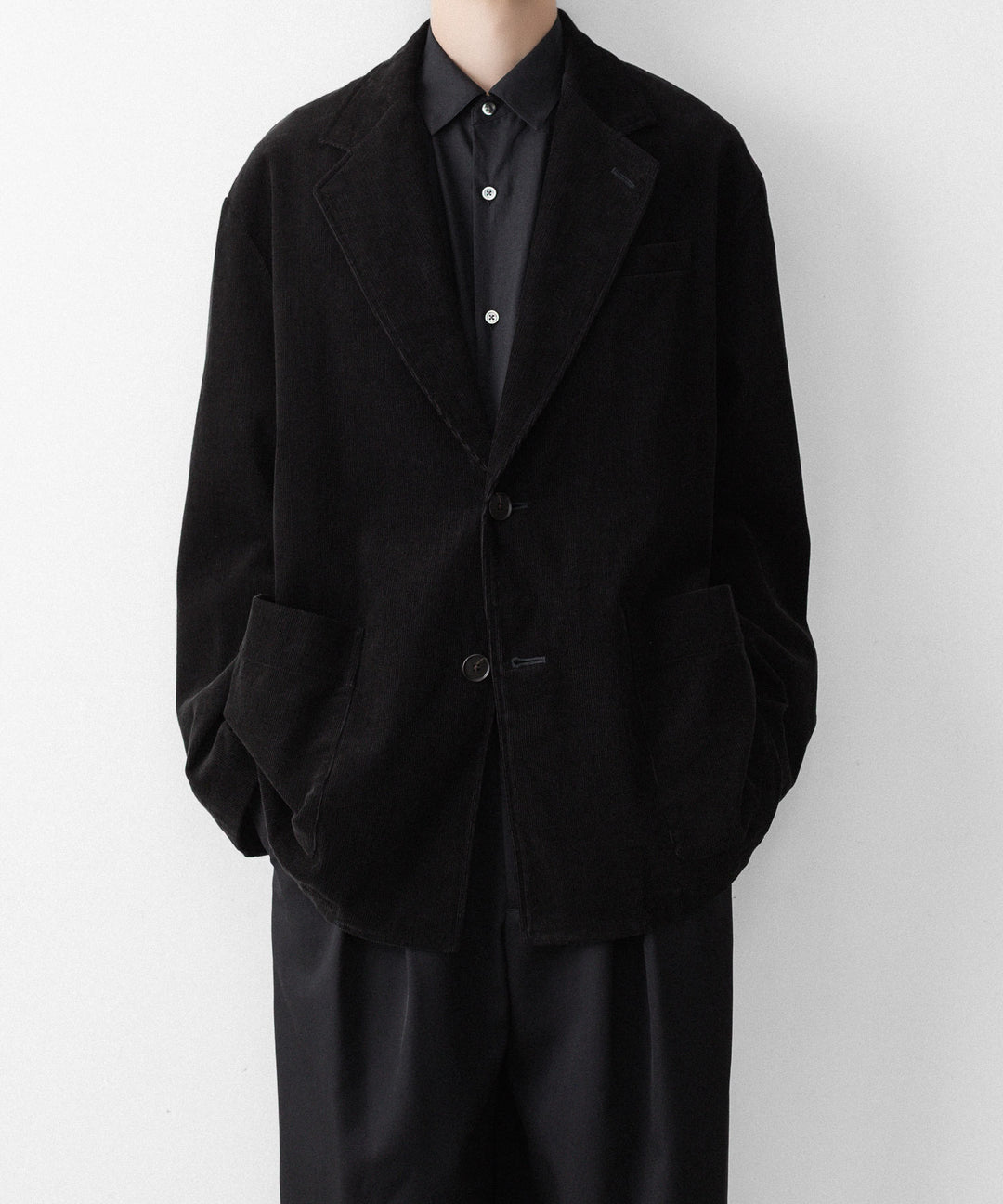 ssstein(シュタイン)のVINTAGE CORDUROY SINGLE BREASTED JACKET - BLACKの公式通販サイトsession福岡セレクトショップ