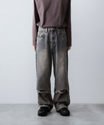 画像をギャラリービューアに読み込む, CODA コーダ GREY ACID WASH LAYERED HYBRID JEANSのGREY ACID WASH 公式通販サイトsession福岡セレクトショップ

