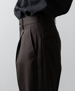 ssstein / シュタイン】FLARE TROUSERS - GREY KHAKI | 公式通販サイト