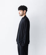 画像をギャラリービューアに読み込む, WWW - WRAPINKNOT wool wear ラッピンノットウールウェアのBUTTON-LESS CARDIGANのBLACK 公式通販サイトsession福岡セレクトショップ
