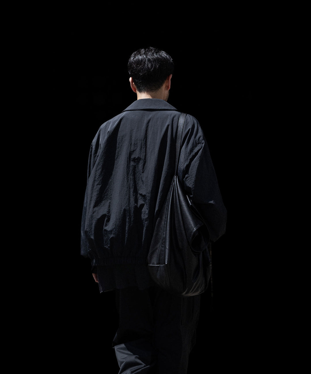 ssstein(シュタイン)のRECYCLED NYLON OVERSIZED ZIP JACKET -  BLACKの公式通販サイトsession福岡セレクトショップ