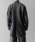 画像をギャラリービューアに読み込む, SUBLATIONS サブレーションズのMOLESKINE PRISONER COVERALL JACKET - BLACKの公式通販サイトsession福岡セレクトショップ
