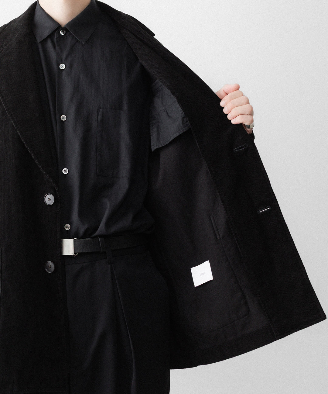 ssstein(シュタイン)のVINTAGE CORDUROY SINGLE BREASTED JACKET - BLACKの公式通販サイトsession福岡セレクトショップ