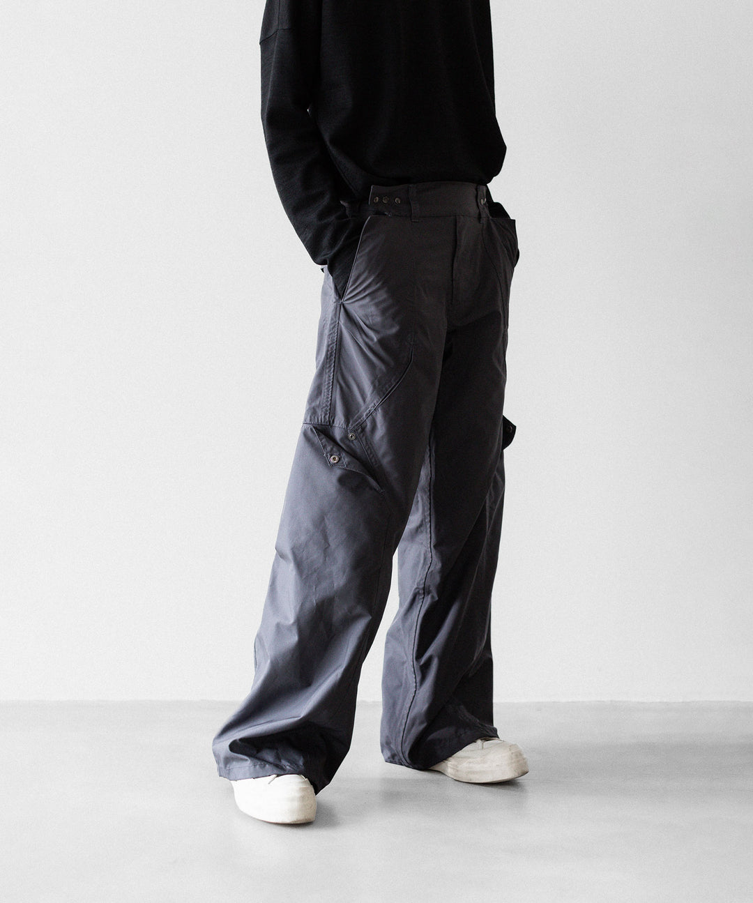 OPPOSE DUALITY-オポーズデュアリティの8 POCKET PANEL WIDE SHELL TRSのGRAY