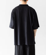 画像をギャラリービューアに読み込む, INTÉRIM - インテリムのSILK COTTON JERSEY DEADSTOCK FABRIC HYPER BIG SKIPPER SHIRTのVULCAN公式通販サイトsession福岡セレクトショップ
