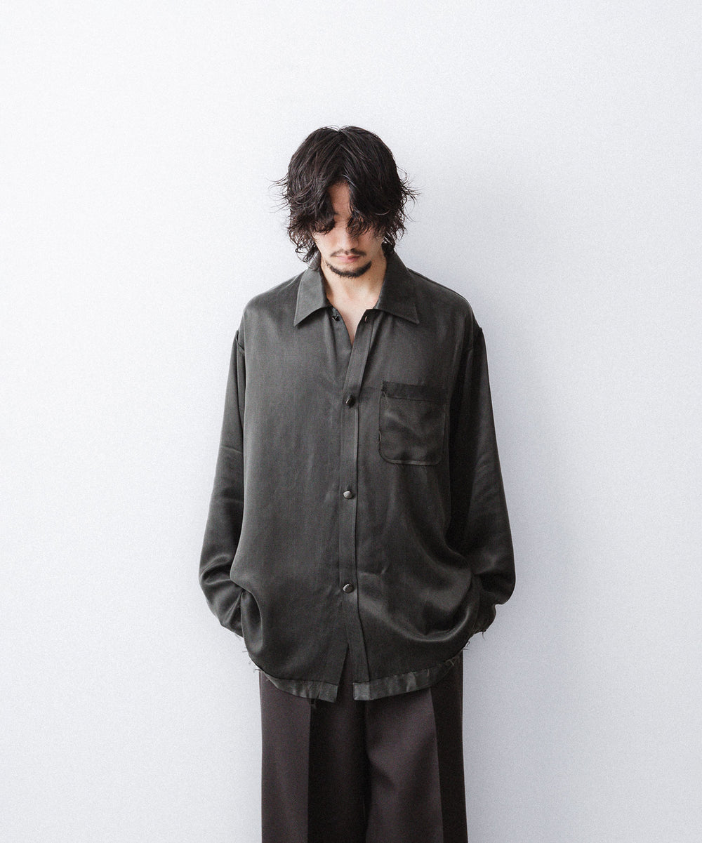 YUTASETOGAWA-ユウタセトガワのCOMFORT SHIRT-CUPROのSUMI公式通販サイトsession福岡セレクトショップ
