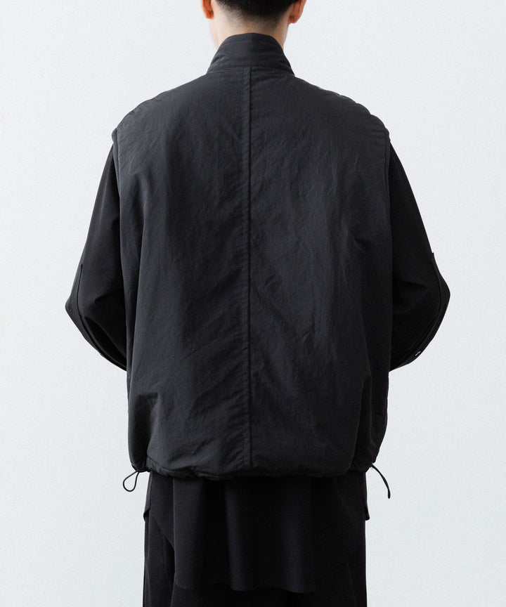 UJOH ウジョーのW ZIP VESTのBLACK 公式通販サイトsession福岡セレクトショップ