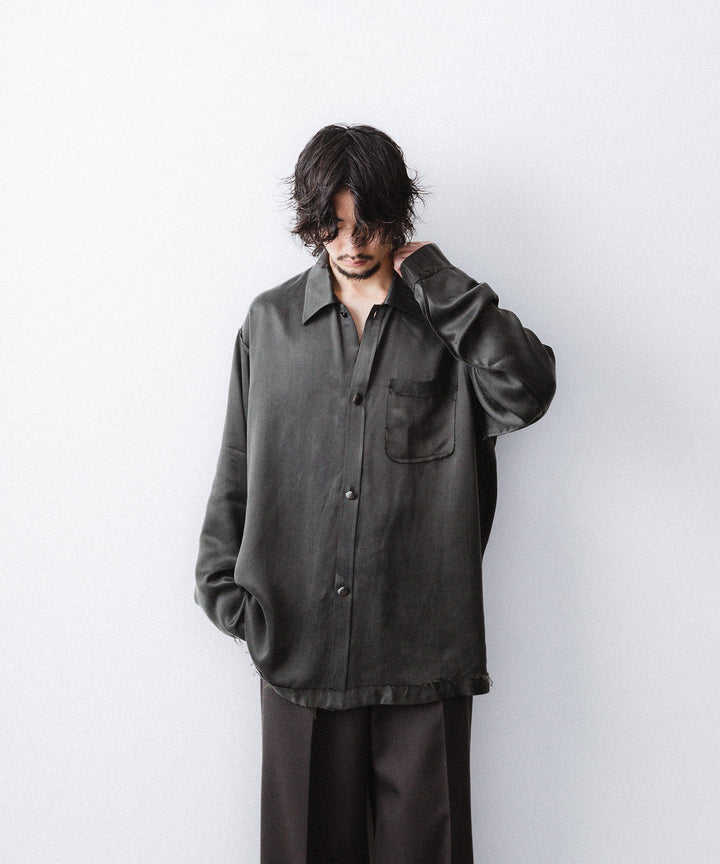 YUTASETOGAWA-ユウタセトガワのCOMFORT SHIRT-CUPROのSUMI公式通販サイトsession福岡セレクトショップ