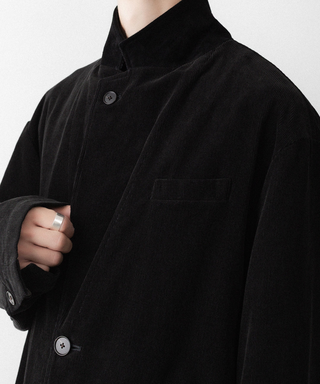 ssstein(シュタイン)のVINTAGE CORDUROY SINGLE BREASTED JACKET - BLACKの公式通販サイトsession福岡セレクトショップ