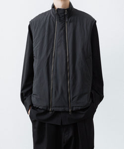 UJOH】W ZIP VEST - BLACK | 公式通販サイト session(セッション)