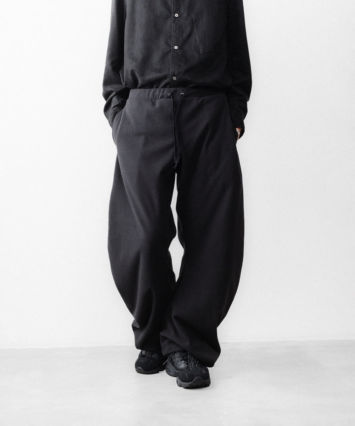 OPPOSE DUALITY-オポーズデュアリティのTWIST FLEECE TRSのBLACK公式通販サイトsession福岡セレクトショップ