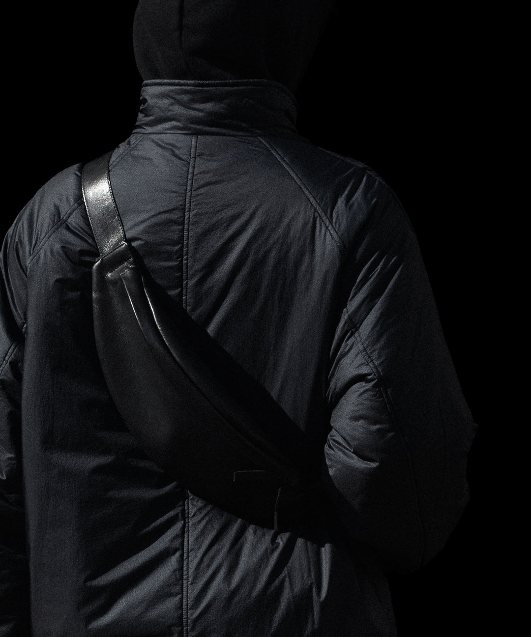 ssstein シュタインのLEATHER SLING BAGのBLACK 公式通販サイトsession福岡セレクトショップ
