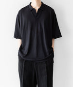 画像をギャラリービューアに読み込む, INTÉRIM - インテリムのSILK COTTON JERSEY DEADSTOCK FABRIC HYPER BIG SKIPPER SHIRTのVULCAN公式通販サイトsession福岡セレクトショップ
