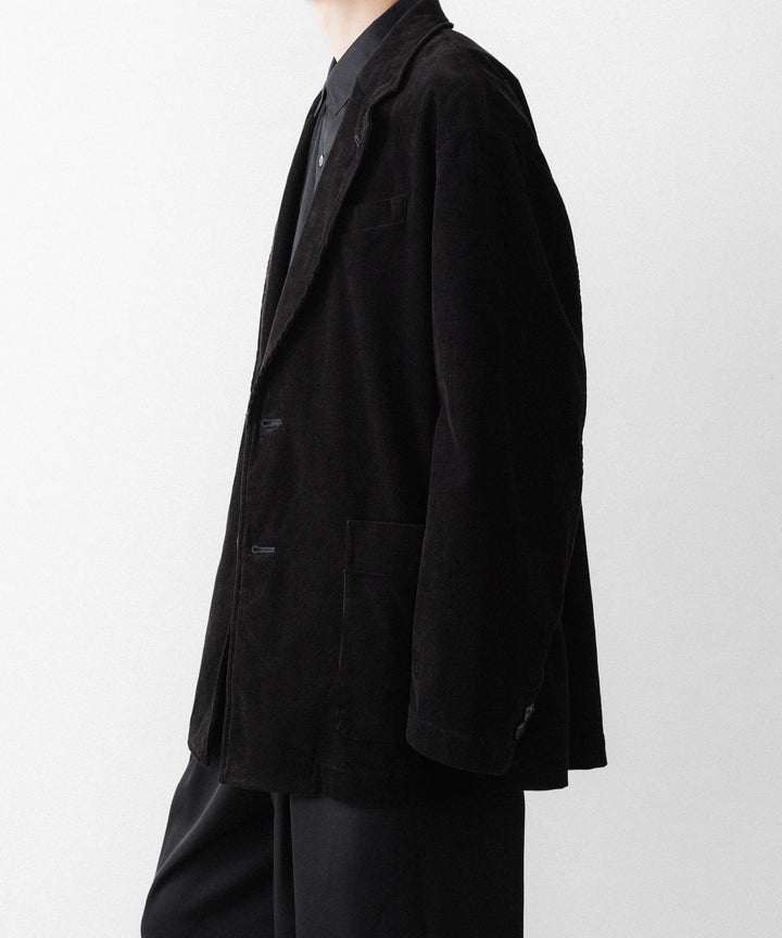 ssstein(シュタイン)のVINTAGE CORDUROY SINGLE BREASTED JACKET - BLACKの公式通販サイトsession福岡セレクトショップ