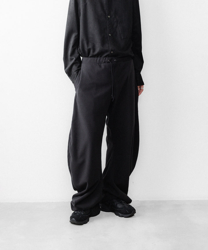 OPPOSE DUALITY-オポーズデュアリティのTWIST FLEECE TRSのBLACK公式通販サイトsession福岡セレクトショップ