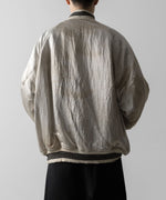 画像をギャラリービューアに読み込む, ssstein(シュタイン)×KEITAMARUYAMAのVINTAGE SATIN / VELVET REVERSIBLE ZIP JACKET - GREIGE×BLACKの公式通販サイトsession福岡セレクトショップ
