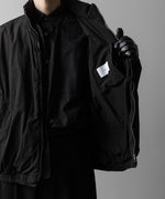 画像をギャラリービューアに読み込む, ssstein(シュタイン)のWINDPROOF NYLON PADDED JACKET - BLACKの公式通販サイトsession福岡セレクトショップ
