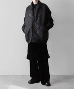 画像をギャラリービューアに読み込む, 【SUBLATIONS】VELVET TRANSFORM EASY TRACK PANTS - BLACK
